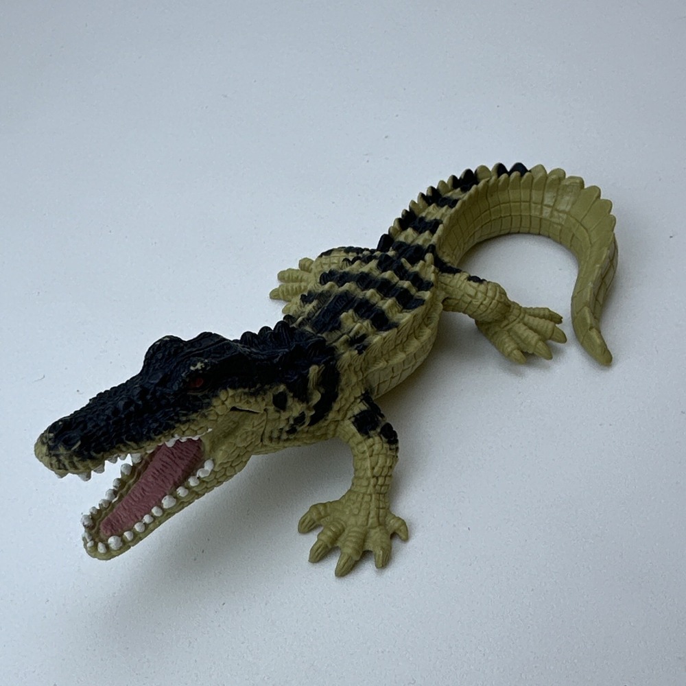Chap Mei Alligator Figure Toy Open Jaw 6" Reptile Crocodile